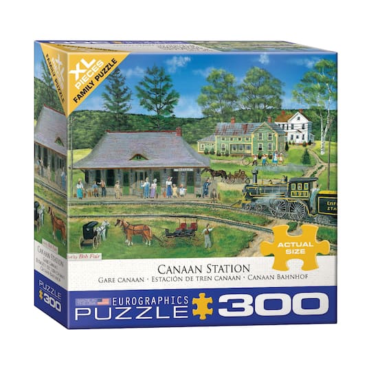 Canaan Station by Bob Fair Family 300 Piece Puzzle